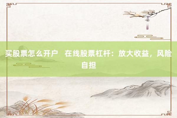 买股票怎么开户   在线股票杠杆：放大收益，风险自担